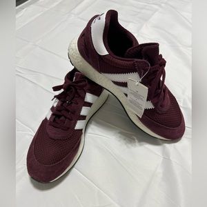 Adidas Originals Maroon Tennis Shoes
